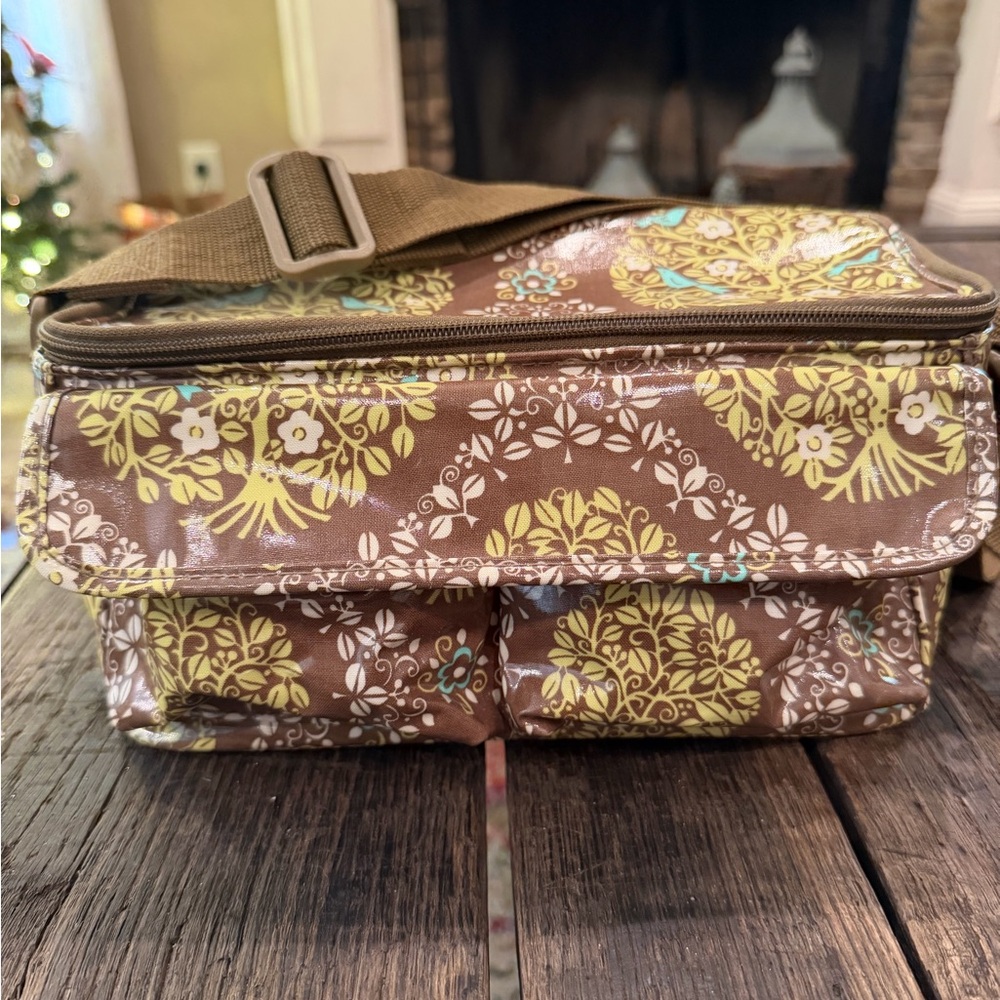 Vera Bradley RETIRED "Sitting In A Tree" Lunch Box Bag Zip Tote Mini Cooler